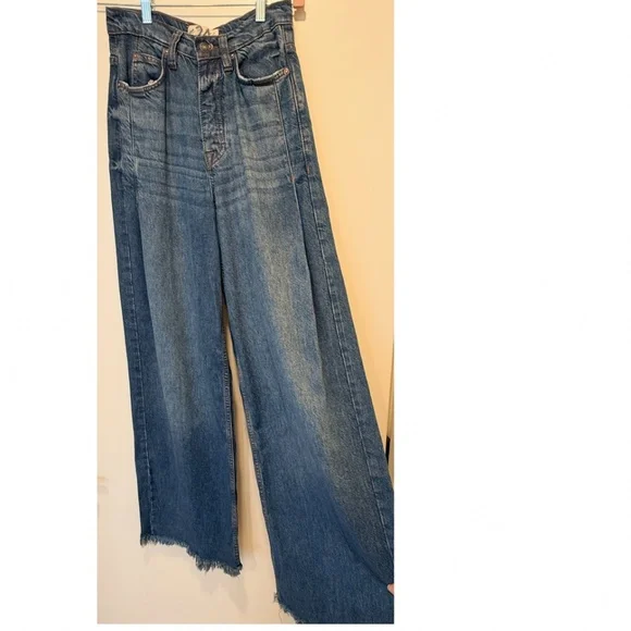 NWOT Free People We the Free Old West Slouchy Jeans | Size 24 - Picture 8 of 13